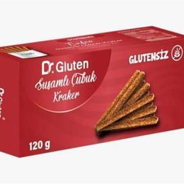 Dr.Gluten 120 gr Glutensiz Susamlı Çubuk Kraker