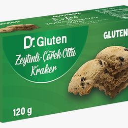 Dr. Gluten 120 gr Glutensiz Zeytinli Çörekotlu Kraker