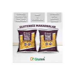 Dr.Gluten 400 gr Glutensiz Burgu + 400 gr Boru Makarna