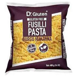 Dr.Gluten 400 gr Glutensiz (FUSULLİ) Burgu Makarna