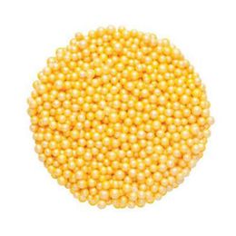 Dr. Gusto 2 mm Sarı 250 gr Boncuk Pasta Süsleme Şekerleri