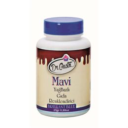 Dr. Gusto 25 gr Yağ Bazlı Mavi Toz Boya