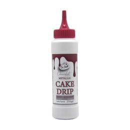 Dr. Gusto 250 gr Metalik Bordo Cake Drip