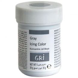 Dr. Gusto 30 gr Gri Konsantre Jel Gıda Boyası