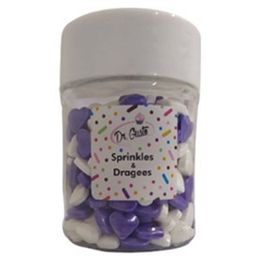Dr. Gusto 45 gr Sedef Mor Küçük Kalp Şeker