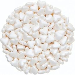 Dr. Gusto 70 gr Mini Beyaz Kalp Sprinkles Şeker