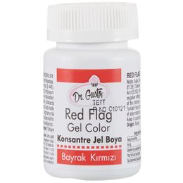 Dr. Gusto Bayrak Kırmızı 100 gr Jel Gıda Boyası