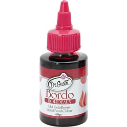 Dr. Gusto Bordo Su Bazlı 60 gr Likit Gıda Boyası