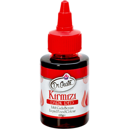 Dr. Gusto Kırmızı Su Bazlı 60 gr Likit Gıda Boyası