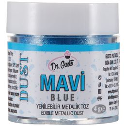 Dr. Gusto Metalik Mavi 4 gr Toz Gıda Boyası