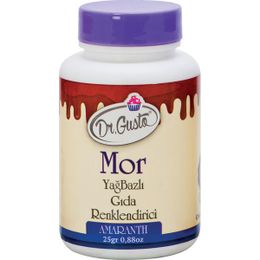 Dr. Gusto Mor Yağ Bazlı 25 gr Toz Gıda Boyası