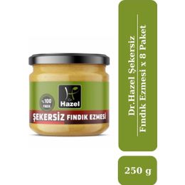 Dr. Hazel 8x250 gr Şekersiz Fındık Ezmesi