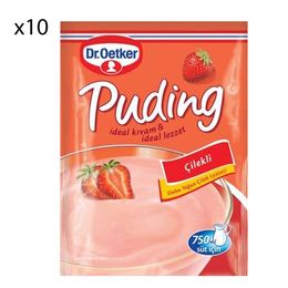 Dr. Oetker 10x125 gr Çilekli Puding