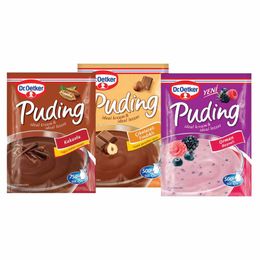 Dr.Oetker 3'lü 330 gr Kakaolu Fındıklı Orman Meyveli Puding
