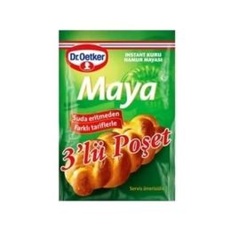 Dr. Oetker 3'lü Poşet 30 gr Instant Kuru Hamur Mayası