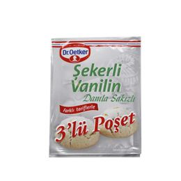 Dr. Oetker 3x5 gr Damla Sakızlı Şekerli Vanilin