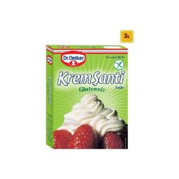 Dr. Oetker 3x75 gr Glutensiz Krem Şanti