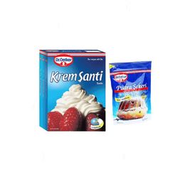 Dr. Oetker 3x75 gr Krem Şanti + 150 gr Pudra Şekeri