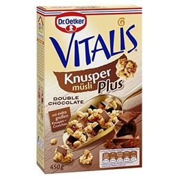 Dr. Oetker 450 gr Vitalis Sütlü Bitter Çikolatalı Çıtır Müsli