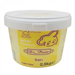 Dr Paste Sarı 2.5 kg Şeker Hamuru