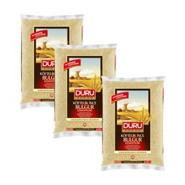 Duru 3x1 kg Çiğ Köftelik İnce Bulgur