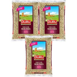 Duru 3x1 kg Yerli Yeşil Mercimek