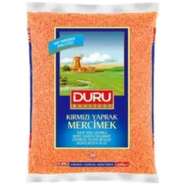 Duru 5 kg Yaprak Kırmızı Mercimek