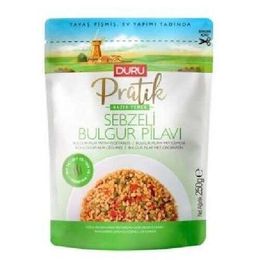Duru Pratik  250 gr Sebzeli Bulgur Pilavı