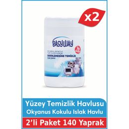 Easyway 2x70'li Okyanus Esintili Kokulu Yüzey Temizlik Havlusu