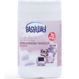 Easyway 3x70'li Beyaz Sabun Kokulu Kova Islak Mendil