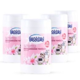 Easyway 4x70'li Lilyum Kokulu Yüzey Temizlik Mendili