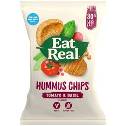 Eat Real 45 gr Glutensiz Domates Fesleğen Nohut Cipsi