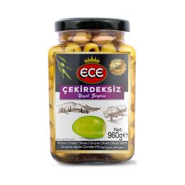 Ece 1 kg Çekirdeksiz Yeşil Zeytin