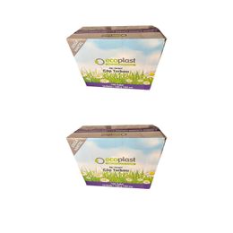Ecoplast 240 lt 100x150 cm 600 gr 10 Adetlik 20 Rulo Siyah Hantal Konteyner Çöp Torbası