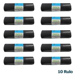Ecoplast 400 gr 90 lt 80x110 cm 10 Adetlik 10 Rulo Battal Boy Çöp Torbası Poşeti