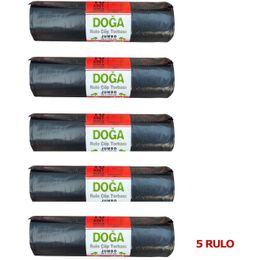Ecoplast 500 gr 90 L 80x110 cm 10 Adetlik 5 Rulo Battal Boy Çöp Torbası Poşeti