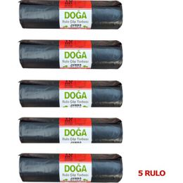 Ecoplast 500 gr 90 L 80x110 cm 10 Adetlik 5 Rulo Battal Boy Çöp Torbası Poşeti
