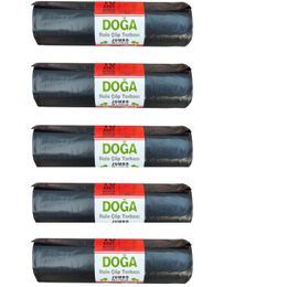 Ecoplast 500 gr 90 L 80x110 cm 10 Adetlik 5 Rulo Battal Boy Çöp Torbası Poşeti