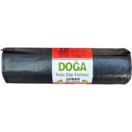 Ecoplast 500 gr 90 lt 80x110 cm 10 Adetlik Rulo Battal Boy Çöp Torbası