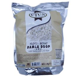 Efes Chocolate 1 kg Fildişi Beyaz Damla Çikolata