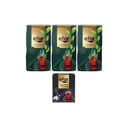 Efor 3x1 kg Çamlıca Siyah Dökme Çay + 100 gr Bergamot Aromalı Tomurcuk