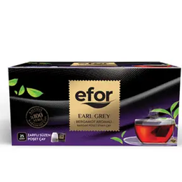 Efor Early Grey 25 li Bardak Poşet Siyah Çay