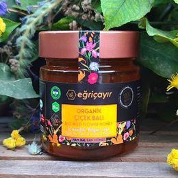 Eğriçayır 300 gr Organik Çiçek Balı