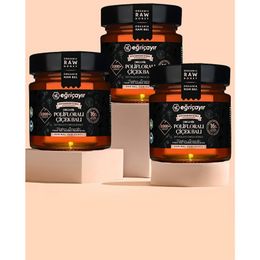 Eğriçayır 3x300 gr Organik Polifloralı Çok Çiçekli Bal