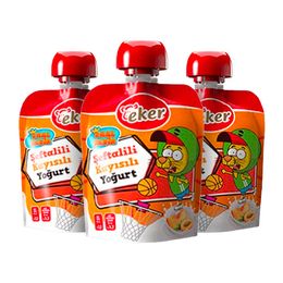 Eker 3x65 gr Kral Şakir Şeftali Kayısılı Yoğurt