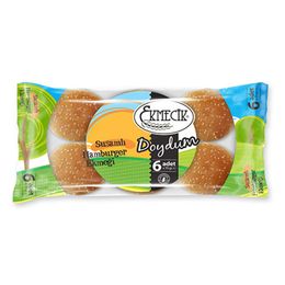 Ekmecik 6x70 gr Susamlı Hamburger Ekmeği