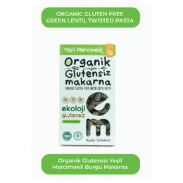 Ekoloji Market 200 gr Organik Glutensiz Yeşil Mercimekli Burgu Makarna