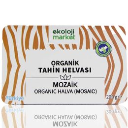 Ekoloji Market 200 gr Organik Mozaik Tahin Helvası