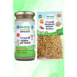 Ekoloji Market 230 gr Organik Çiğ Tahin + 250 gr Organik Sebzeli Kuskus