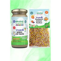 Ekoloji Market 230 gr Organik Çiğ Tahin + 250 gr Organik Sebzeli Kuskus